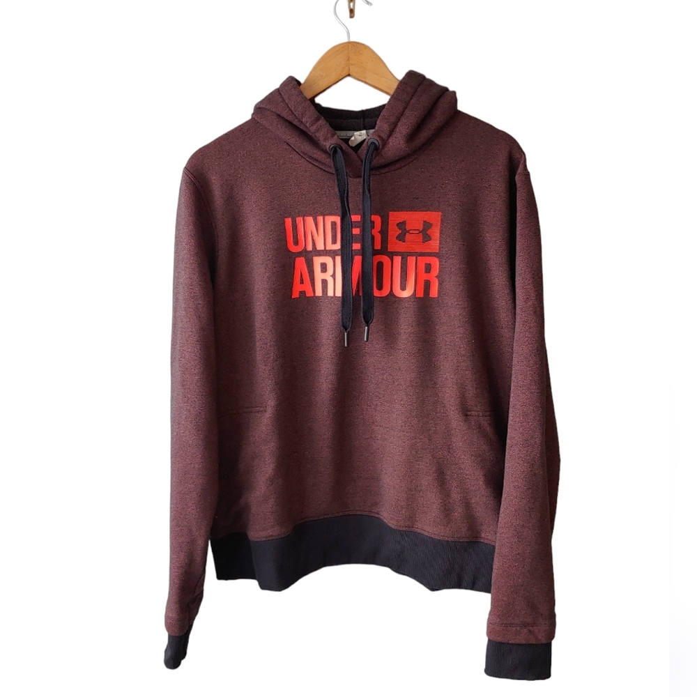 Under Armour Maroon Long Sleeve Hoodie Size XL
